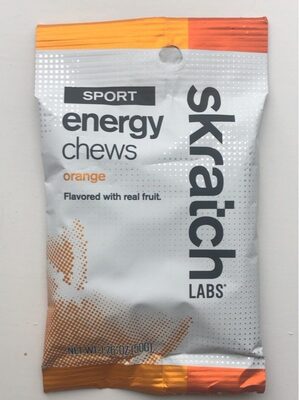 Orange Sport Energy Chews, Orange