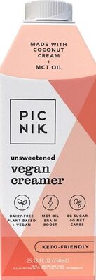 Unsweetened + Vegan Plant-Based Creamer