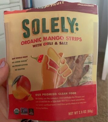 Organic Mango Strips With Chili & Salt, Chili & Salt