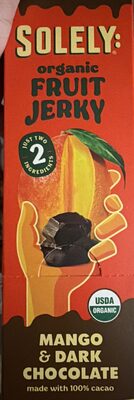 Organic Mango Drizzled With 100% Cacao Fruit Jerky