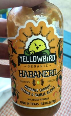 Habanero Organic Carrot, Citrus & Garlic Blend Condiment, Habanero