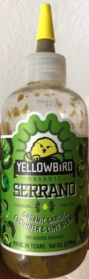 Serrano Organic Garlic, Cucumber & Lime Blend Condiment, Serrano