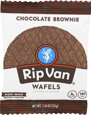 Chocolate Brownie European Snack Wafels, Chocolate Brownie
