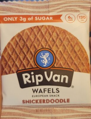 Snickerdoodle Wafels European Snack, Snickerdoodle
