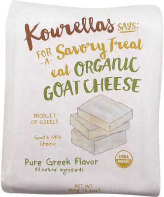 Pure Greek Flavor Organic Goat Cheese, Pure Greek