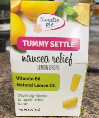 Tummy Settle Vitamin B6 Nausea Relief Drops, Lemon