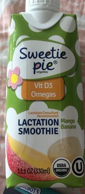 Mango Banana Organic Lactation Smoothie, Mango Banana