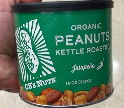 Jalapeno Kettle Roasted Organic Peanuts, Jalapeno Kettle Roasted
