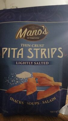 Lightly Salted Thin-Crust Pita Strips, Lightly Salted