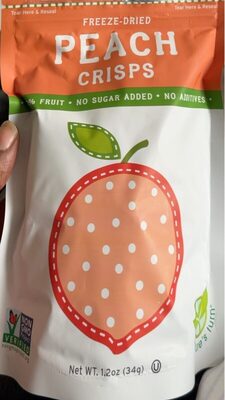Peach Freeze-Dried Crisps, Peach