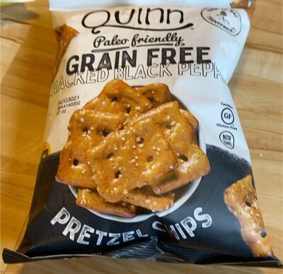 Cracked Black Pepper Grain Free Pretzel Chips, Cracked Black Pepper