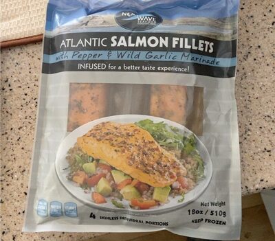 Atlantic Salmon Fillets With Pepper & Wild Garlic Marinade, Pepper & Wild Garlic Marinade