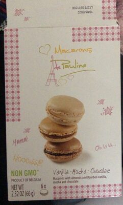 Vanilla - Mocha - Chocolate Macarons With Almonds And Bourbon Vanilla, Mocha And Chocolate, Vanilla-Mocha-Chocolate