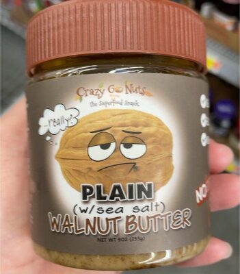 Plain (W/Sea Salt) Walnut Butter, Plain (W/Sea Salt)