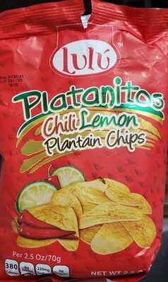 Chili Lemon Plantain Chips, Chili Lemon