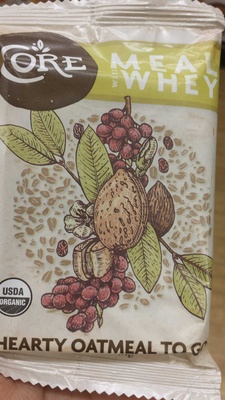 Core, Meal, Hearty Oatmeal To Go, Almond Raisin, Almond Raisin