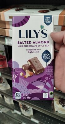 Salted Almond Milk Chocolate Style Bars, Salted Almond