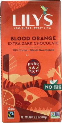 Blood Orange Extra Dark Chocolate, Blood Orange