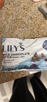 Milk Chocolate Style 32% Cocoa Baking Chips, Milk Chocolate Style