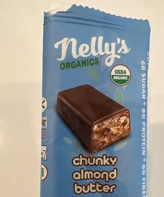 Chunky Almond Butter Organic Whole Foods Covered In Dark Chocolate, Chunky Almond Butter