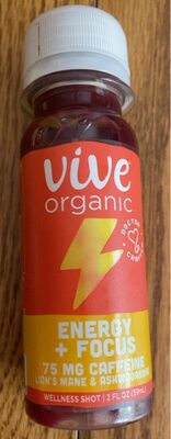 Energy + Immunity Blueberry Ginger Wellness Shot, Blueberry; Ginger