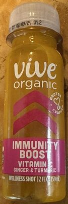 Immunity Boost Vitamin C Ginger & Turmeric Wellness Shot, Ginger; Turmeric