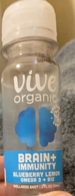 Blueberry Lemon Omega 3 + B12 Brain + Immunity Wellness Shot, Blueberry Lemon Omega 3 + B12
