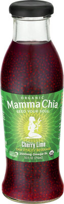 Organic Chia Vitality Beverage, Cherry Lime