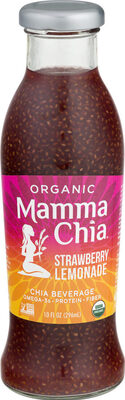Strawberry Lemonade Organic Chia Vitality Beverage, Strawberry Lemonade