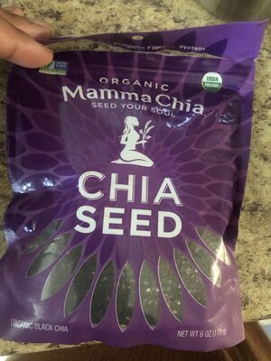 Black Organic Chia Seed, Black