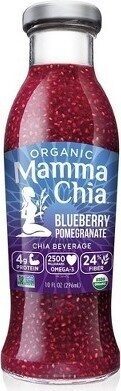 Blueberry Pomegranate Organic Chia Vitality Beverage, Blueberry Pomegranate