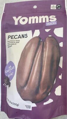 Dark Chocolate With Sea Salt Pecans Snacks, Dark Chocolate With Sea Salt