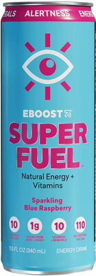 Blue Raspberry Sparkling Energy Drink, Blue Raspberry