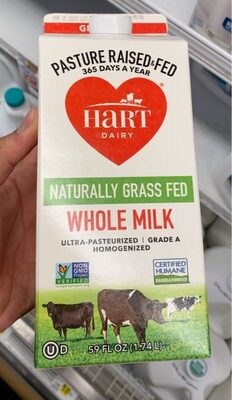 Grass Fed Whole Milk