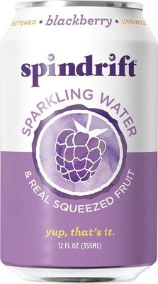 Unsweetened Sparkling Water, Blackberry