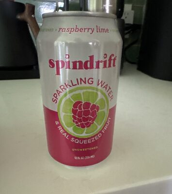 Raspberry Lime Sparkling Water & Real Squeezed Fruit, Raspberry Lime