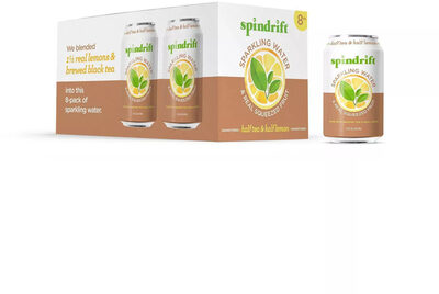 Unsweetened Half Tea & Half Lemon Sparkling Water, Unsweetened Half Tea & Half Lemon