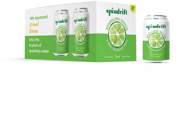 Lime Unsweetened Sparkling Water, Lime