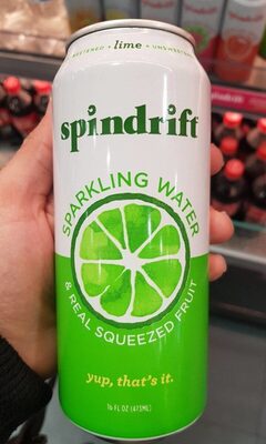 Lime Unsweetened Sparkling Water, Lime
