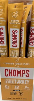 Original Free Range Turkey Snack Stick, Original Turkey
