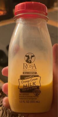 Orange Cream Milk, Orange Cream