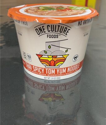 Thai Spicy Tom Yum Noodle With Shoyu Broth, Mushrooms & Kaffir Lime, Thai Spicy Tom Yum Noodle
