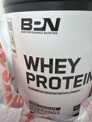 Whey Protein 25 G Premium Protein Powder, Fudge Chocolate, Fudge Chocolate