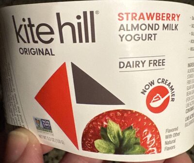Strawberry Almond Milk Yogurt, Strawberry