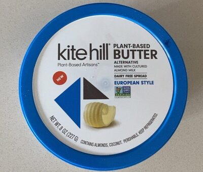 European Style Dairy Free Plant-Based Butter Alternative Spread, European Style