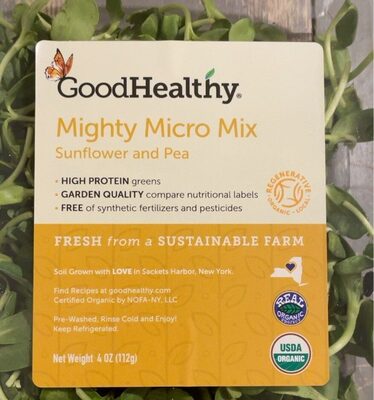 Mighty Micro Sunflower, Pea & Radish Micros Mix, Mighty Micro