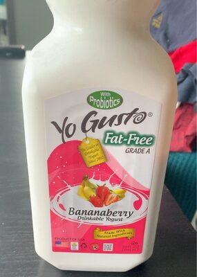 Bananaberry Fat-Free Drinkable Yogurt, Bananaberry