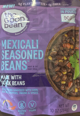 The Good Bean Mexicali Seasoned Beans Heat and Eat 10 oz pouch
