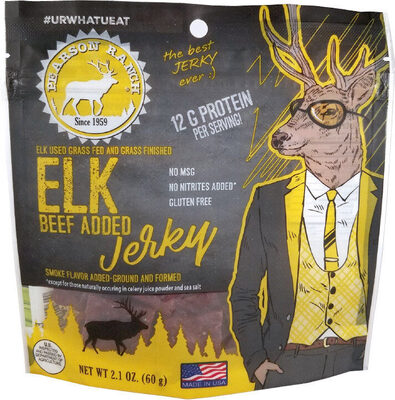 Elk Beef Added Jerkey, Smoke