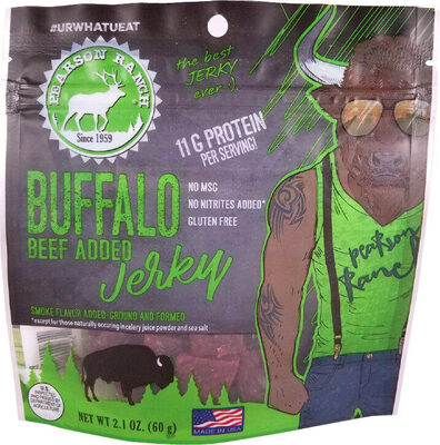 Beef Added Jerky, Buffalo